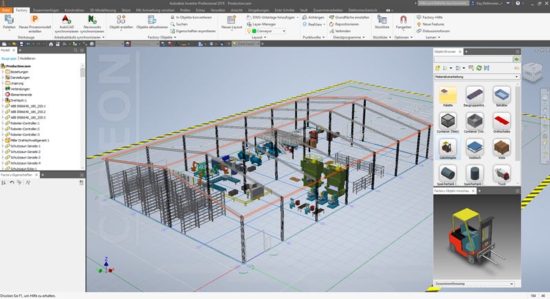 Autodesk Factory Design Utilities Schulungen
