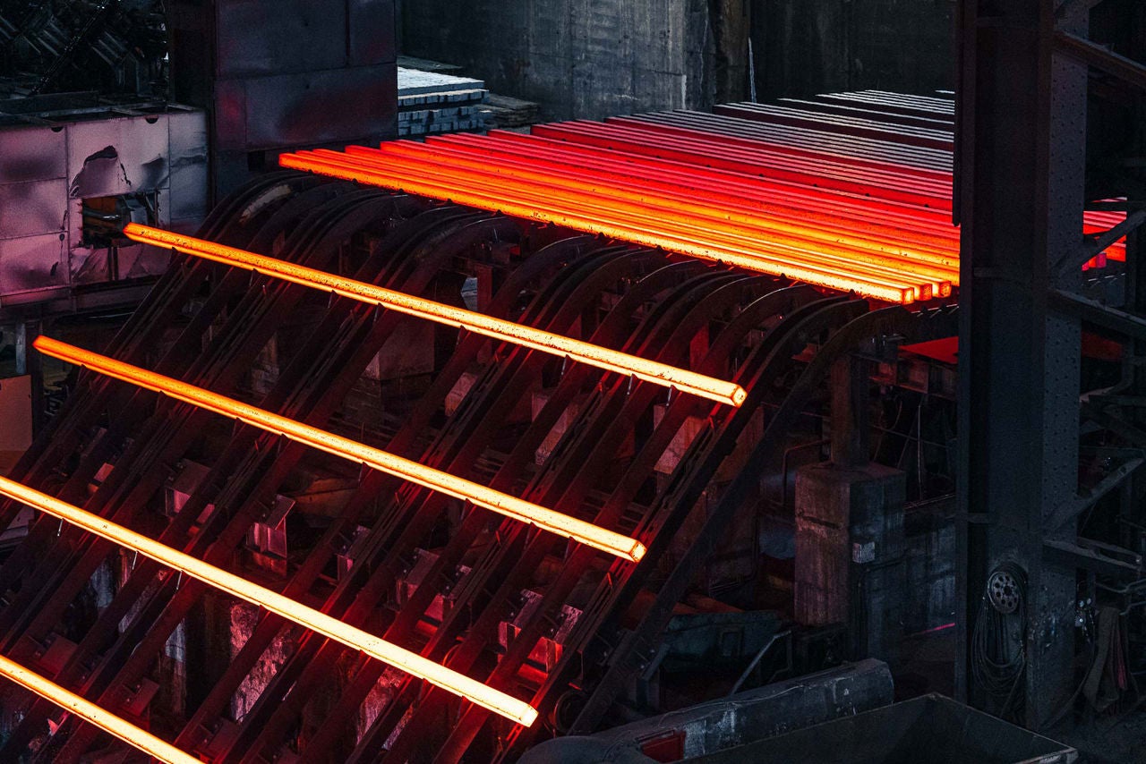 FERALPI STAHL Elbe Stahlwerk Produktion FERALPI STAHL Elbe Stahlwerk Produktion