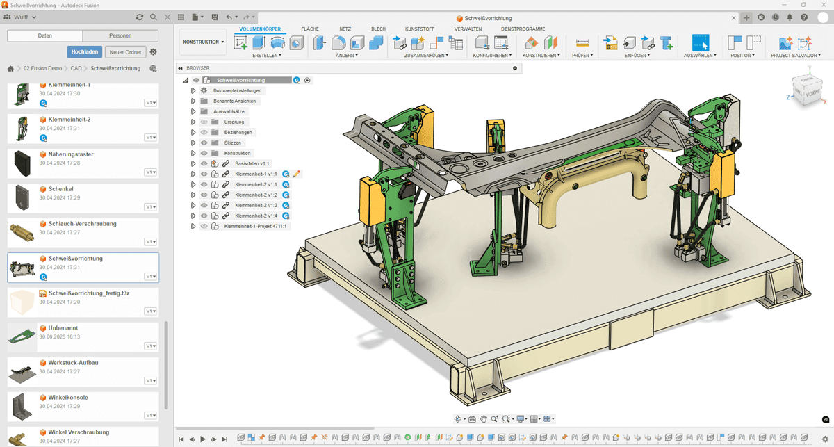 Screenshot aus Autodesk Fusion