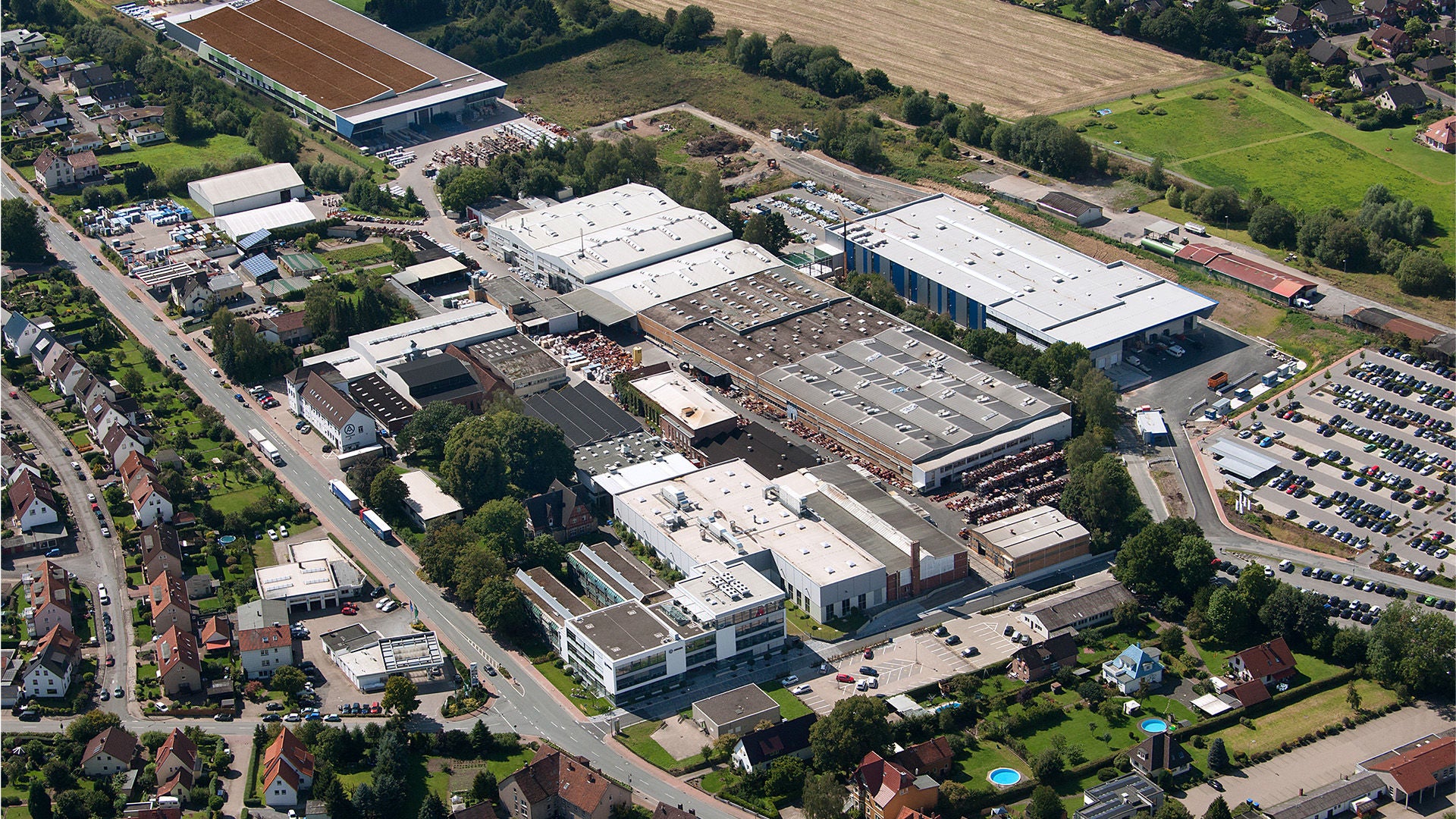 Aerzener Maschinenfabrik Luftbild