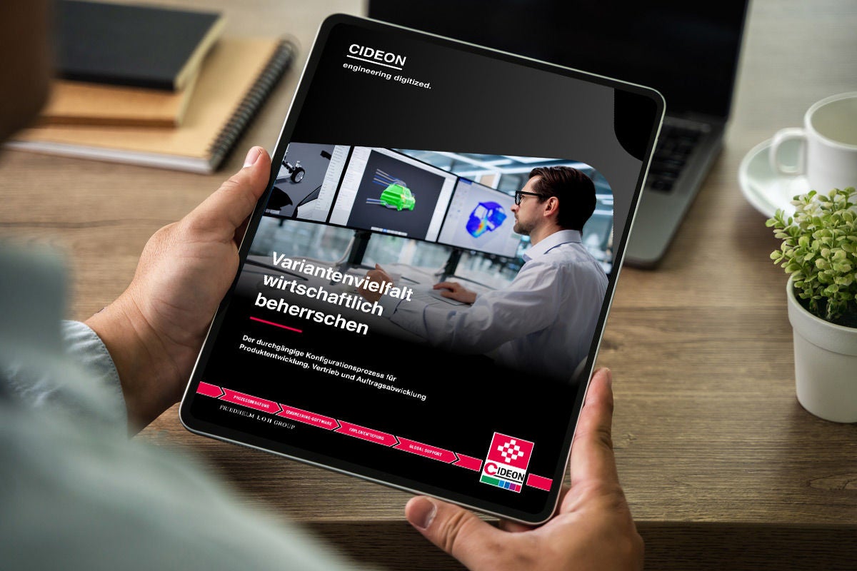 Whitepaper Konfigurationsprozess auf einem Tablet