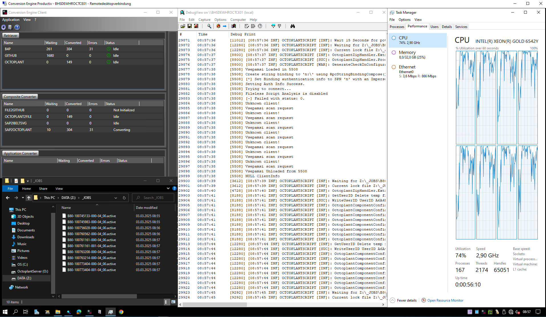 BHS Corrugated Screenshot Cideon Conversion Engine BHS Corrugated Screenshot Cideon Conversion Engine