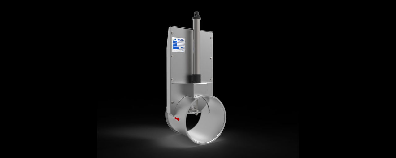 Pneumatic Schieber Scheuch Visualisierung