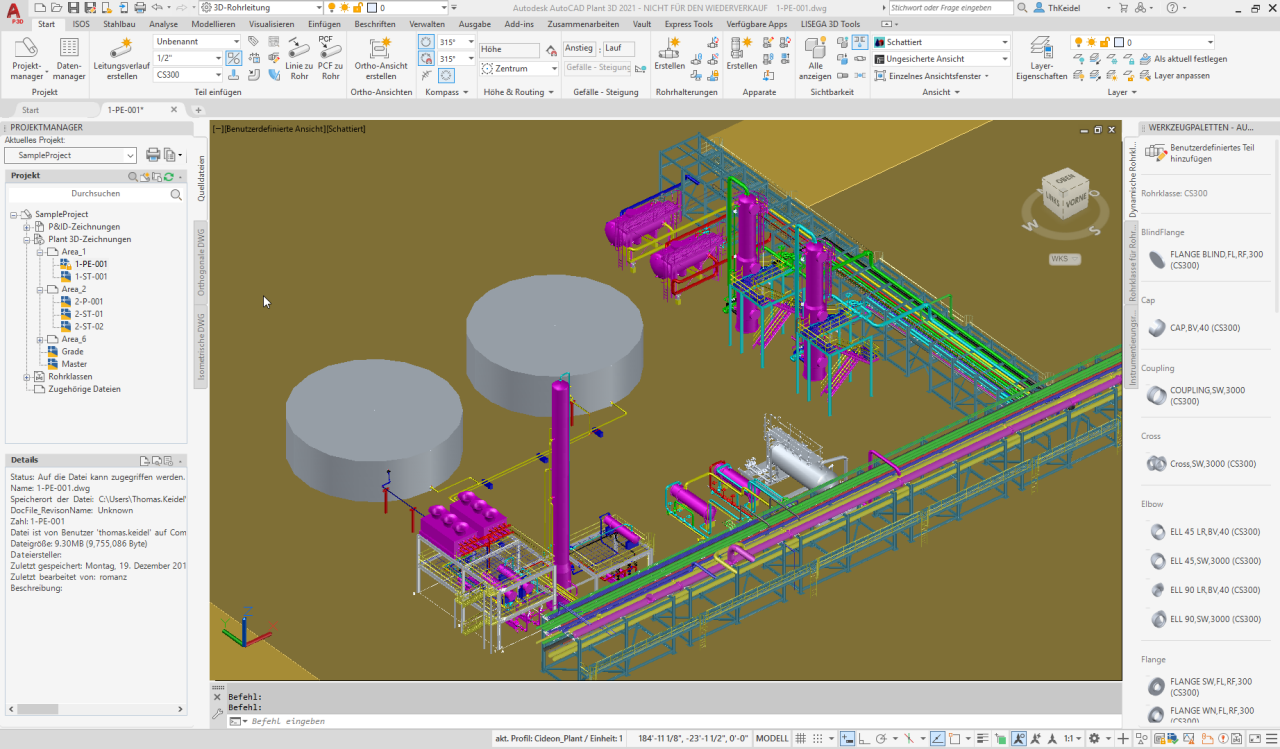 AutoCAD Plant 3D1 Training CIDEON