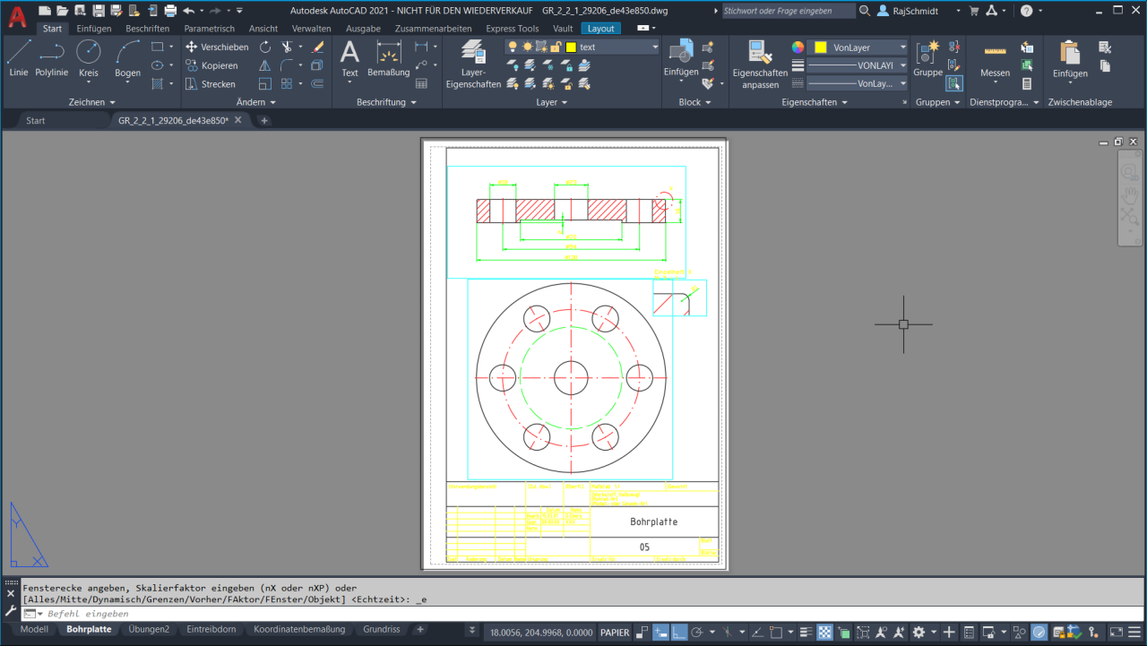 AutoCAD, AutoCAD-LT Basis Training CIDEON