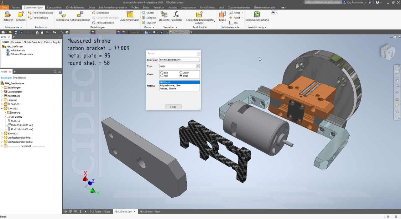 Inventor Varianten Training CIDEON