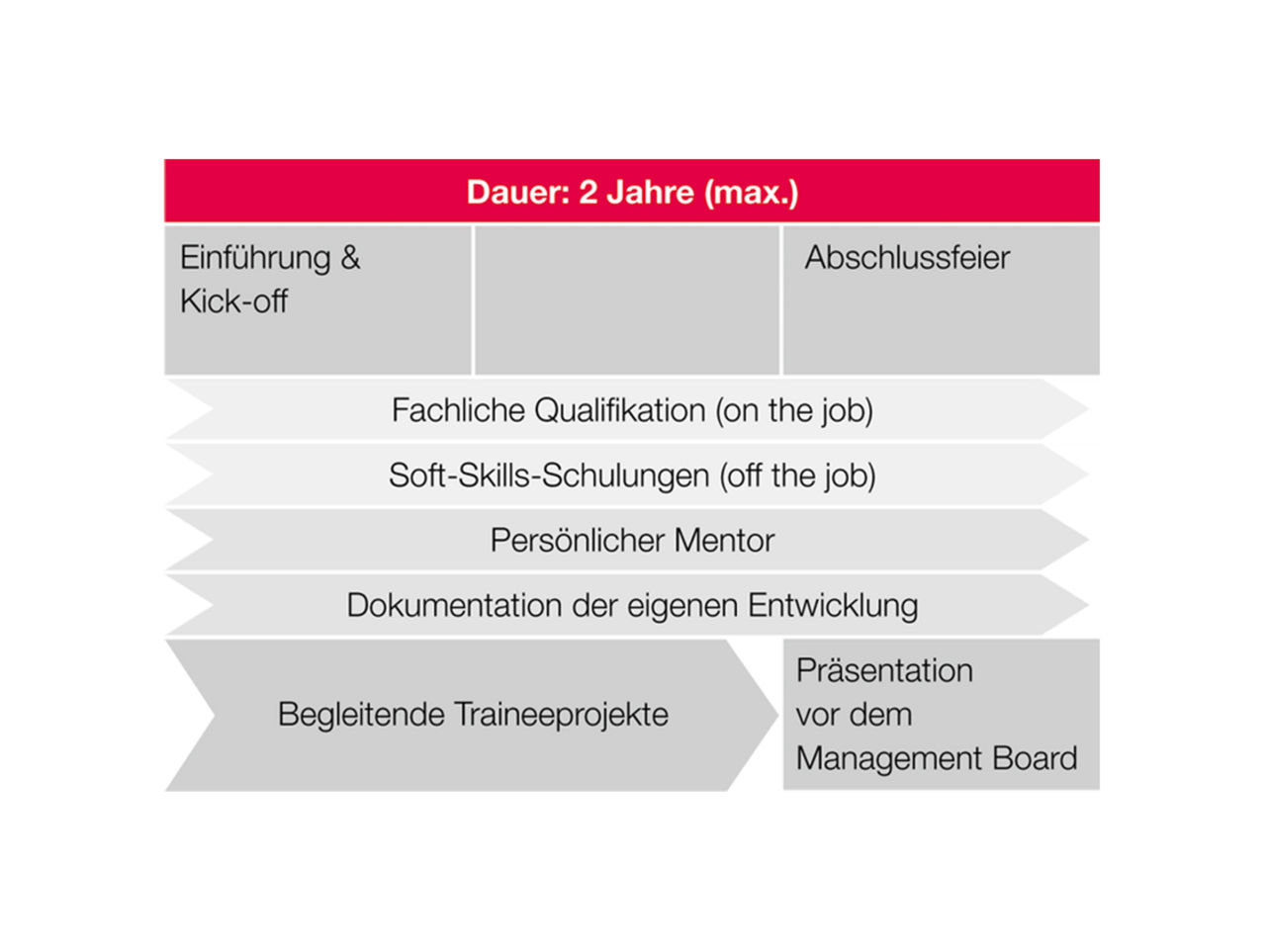 Traineeprogramm Aufbau