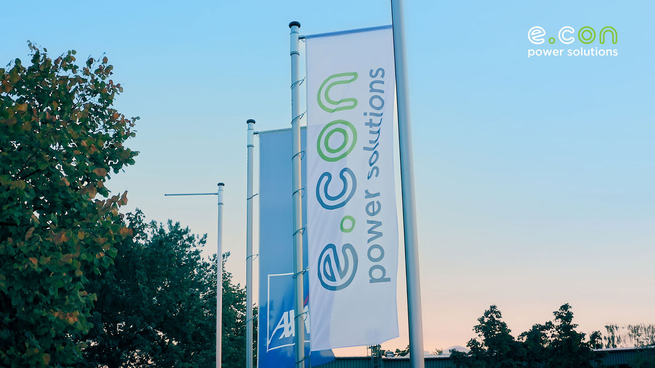 e.con power solutions Fahnen