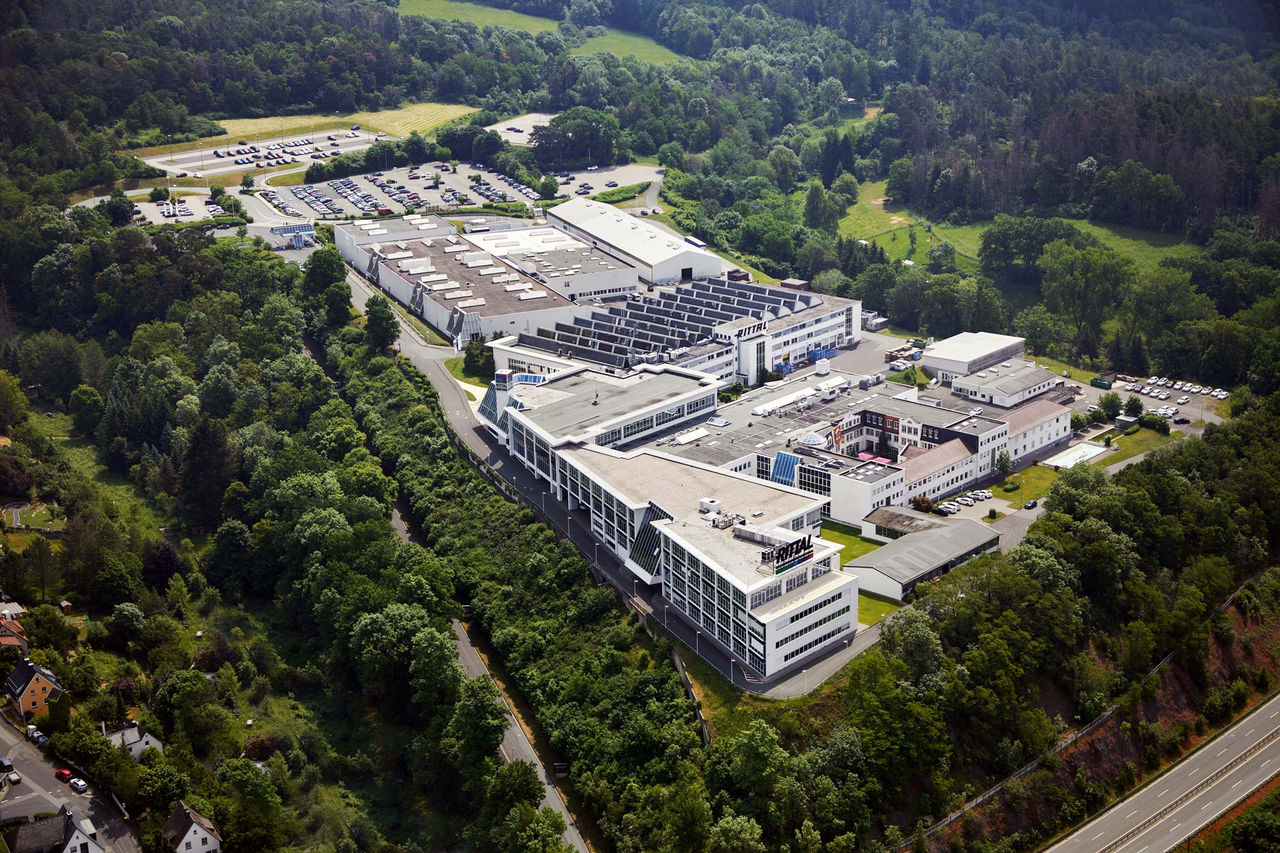 Rittal Hauptsitz Herborn von oben