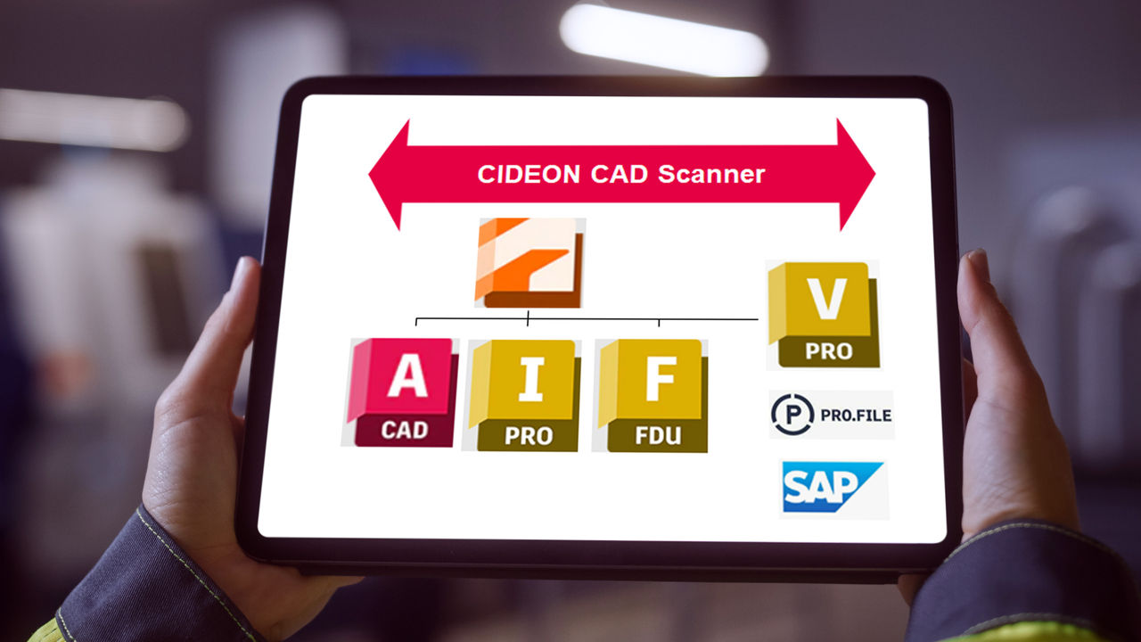 Kompatibilität des CIDEON CAD Scanner
