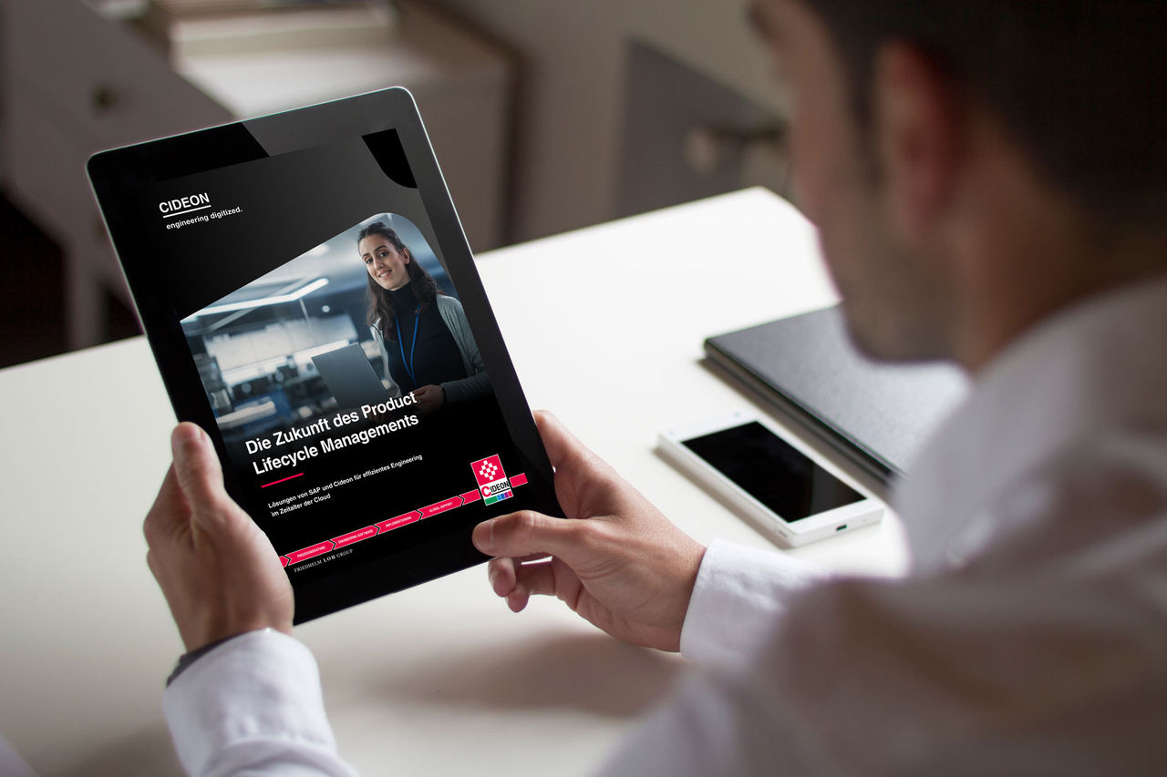 Whitepaper SAP PLM auf Tablet