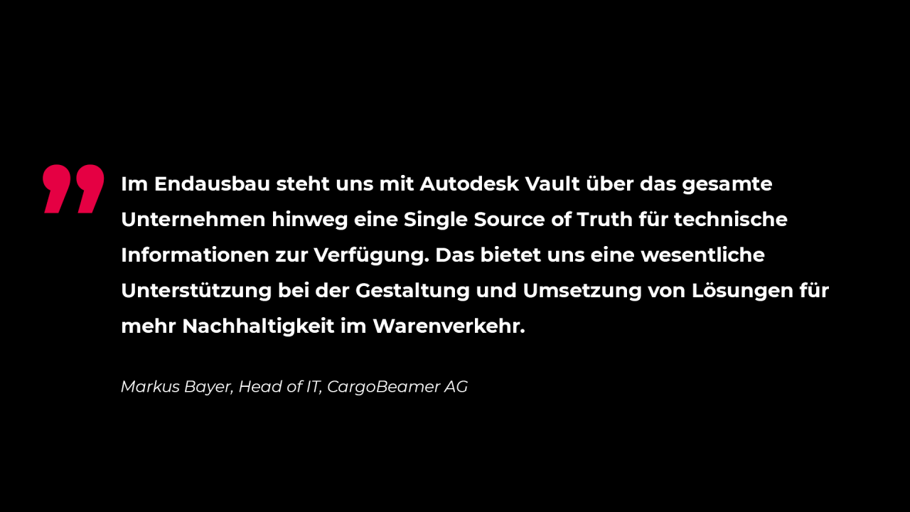 Zitat CargoBeamer Vault